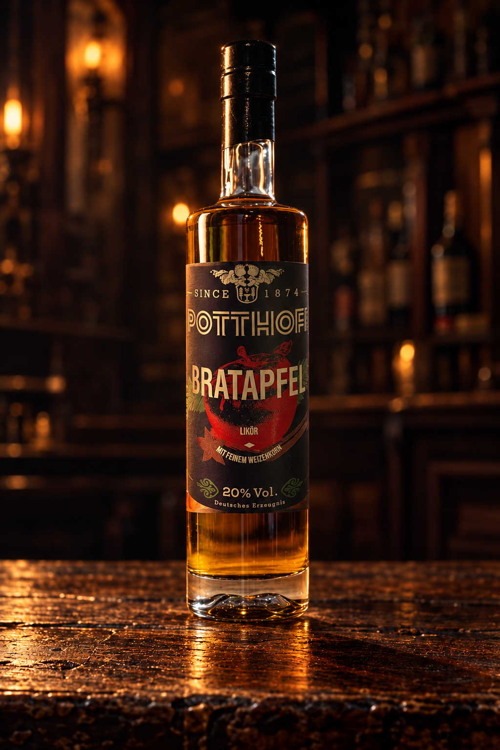 Potthoff Bratapfel – Bratapfellikör 20 % vol.